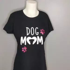 T-Shirt "Dog Mom" Femme