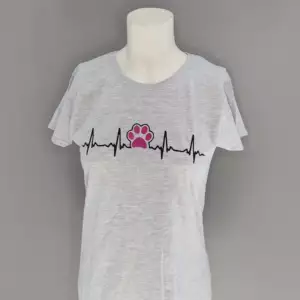 T-Shirt "Heartbeat" Femme